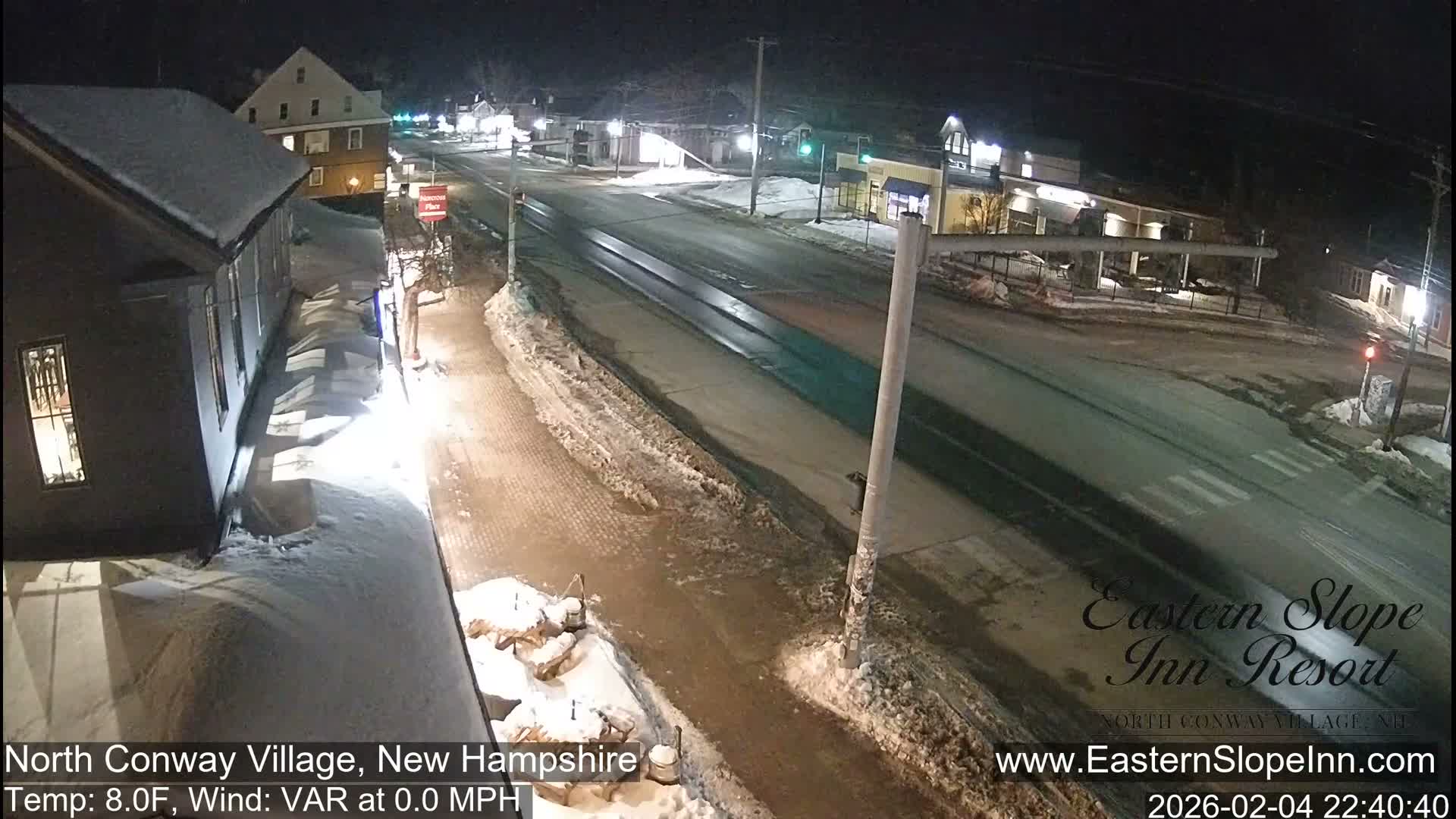 North Conway Village Live Cam - Conway, Carroll, New Hampshire, USA