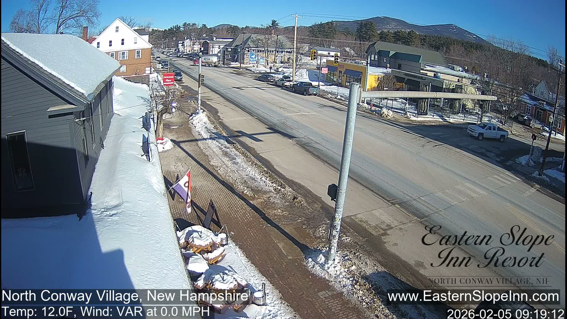 North Conway Village Live Cam - Conway, Carroll, New Hampshire, USA