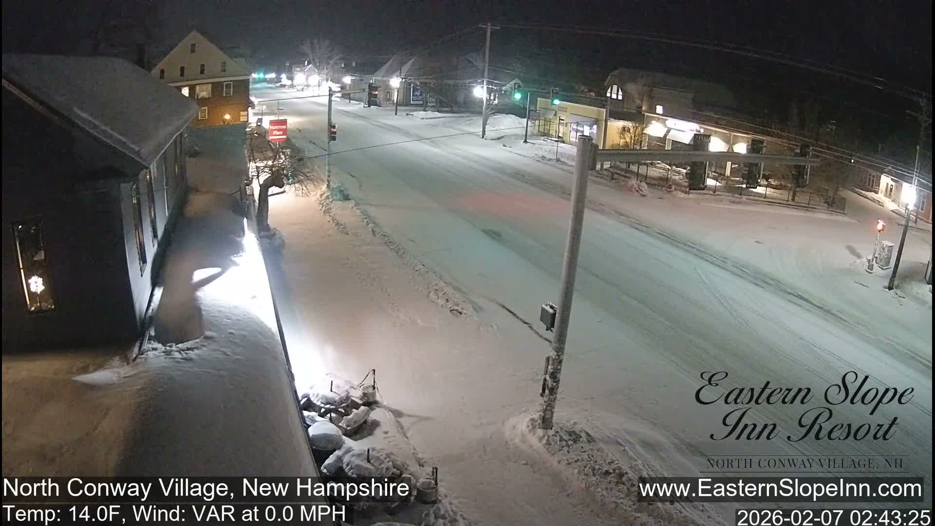 North Conway Village Live Cam - Conway, Carroll, New Hampshire, USA