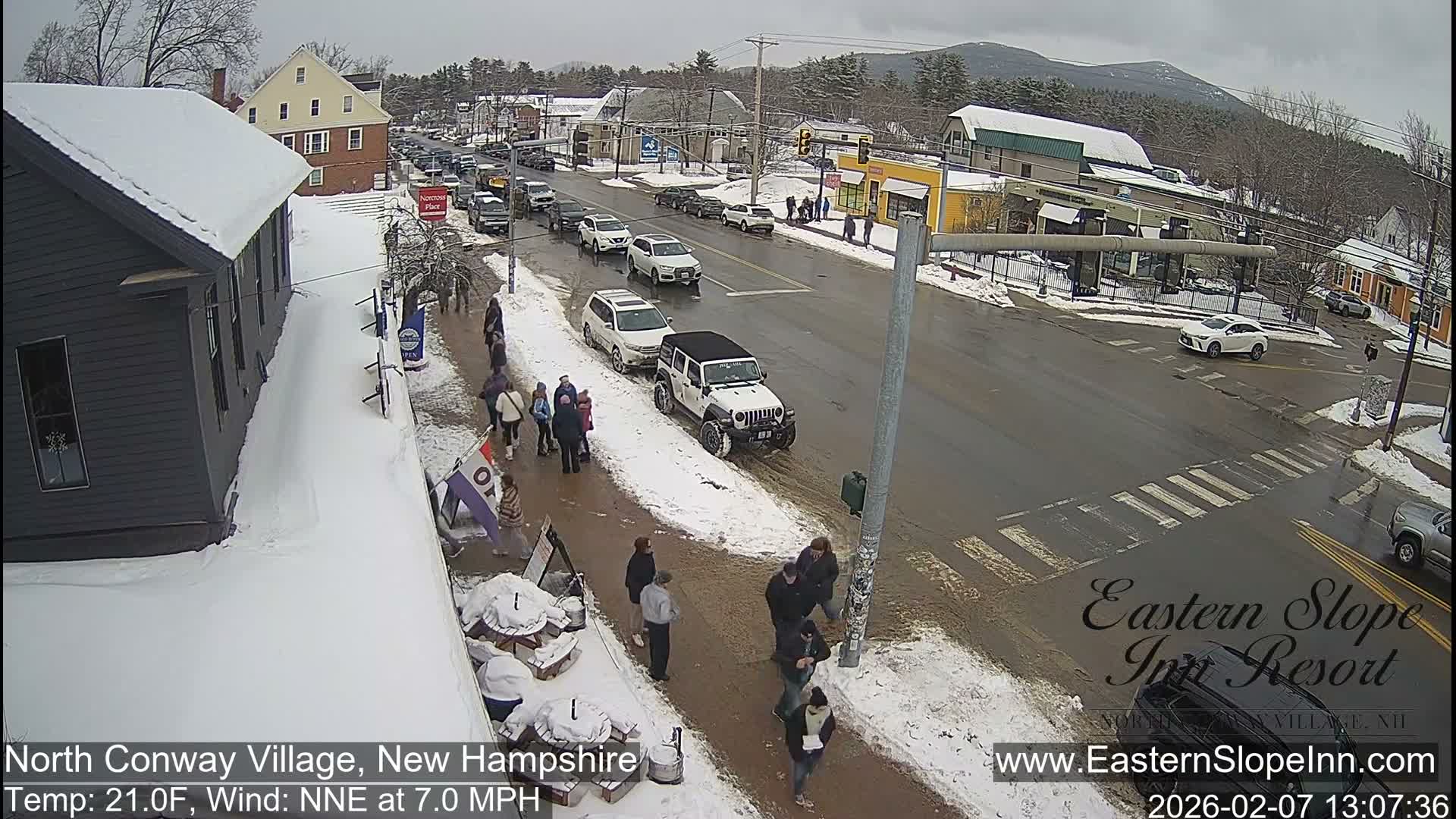 North Conway Village Live Cam - Conway, Carroll, New Hampshire, USA