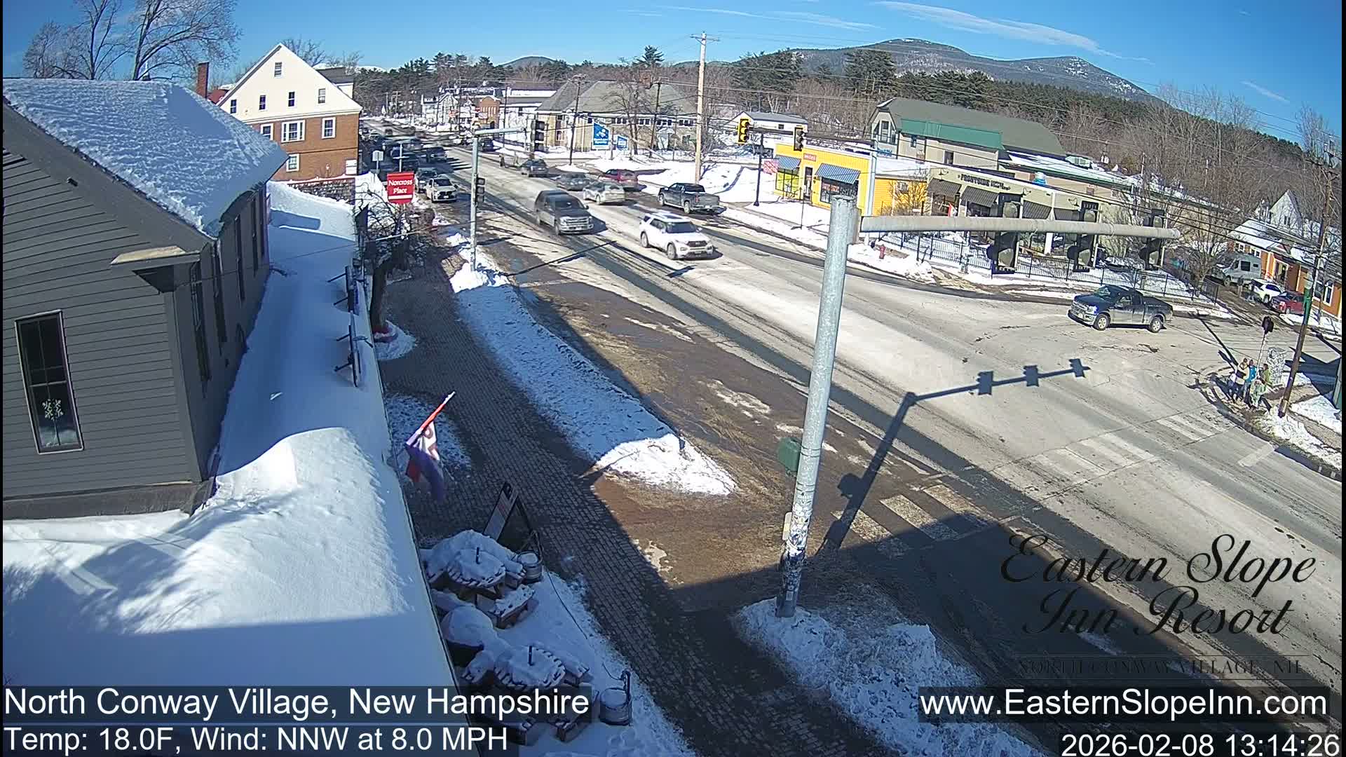 North Conway Village Live Cam - Conway, Carroll, New Hampshire, USA