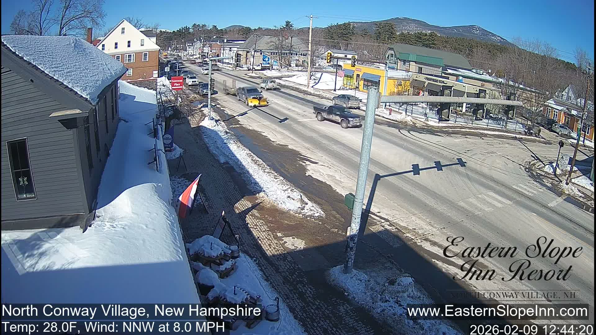 North Conway Village Live Cam - Conway, Carroll, New Hampshire, USA