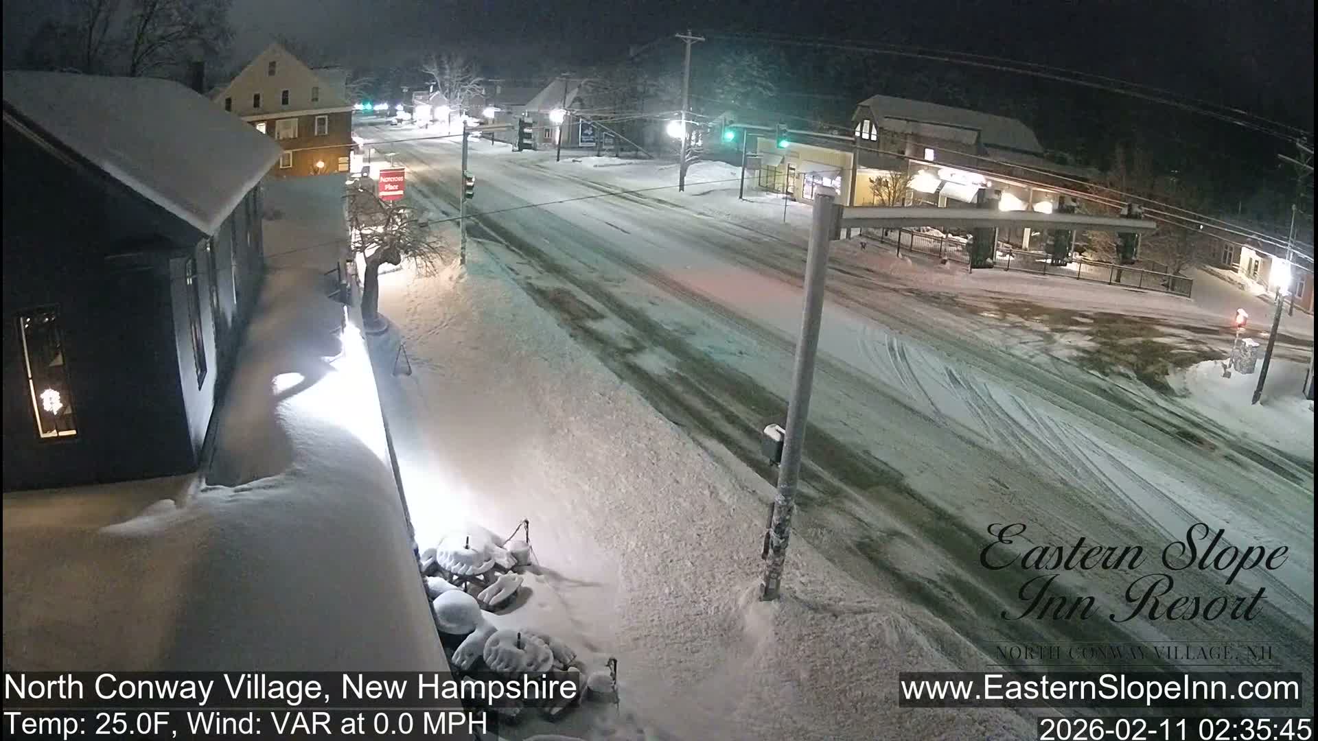North Conway Village Live Cam - Conway, Carroll, New Hampshire, USA