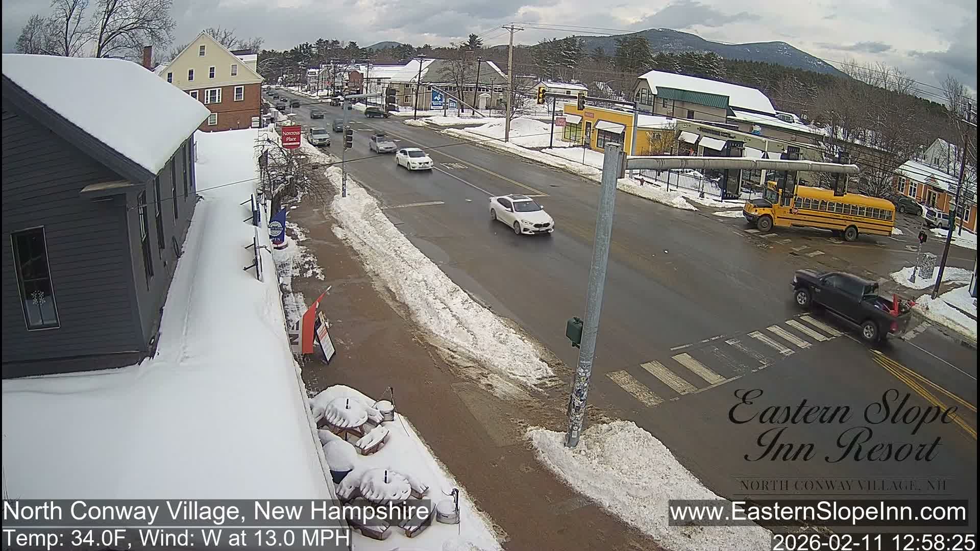 North Conway Village Live Cam - Conway, Carroll, New Hampshire, USA
