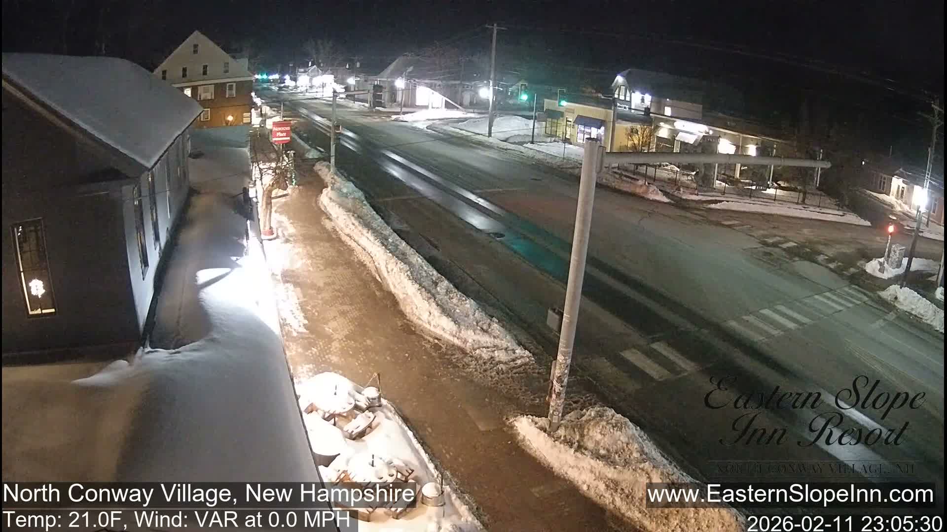 North Conway Village Live Cam - Conway, Carroll, New Hampshire, USA