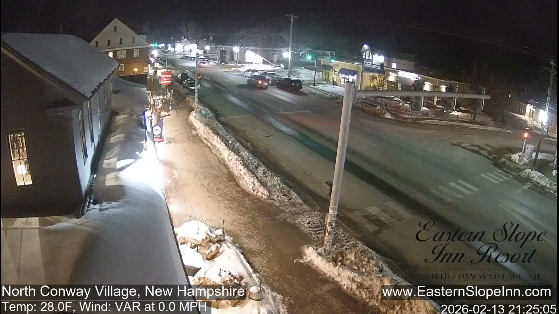 North Conway Village Live Cam - Conway, Carroll, New Hampshire, USA
