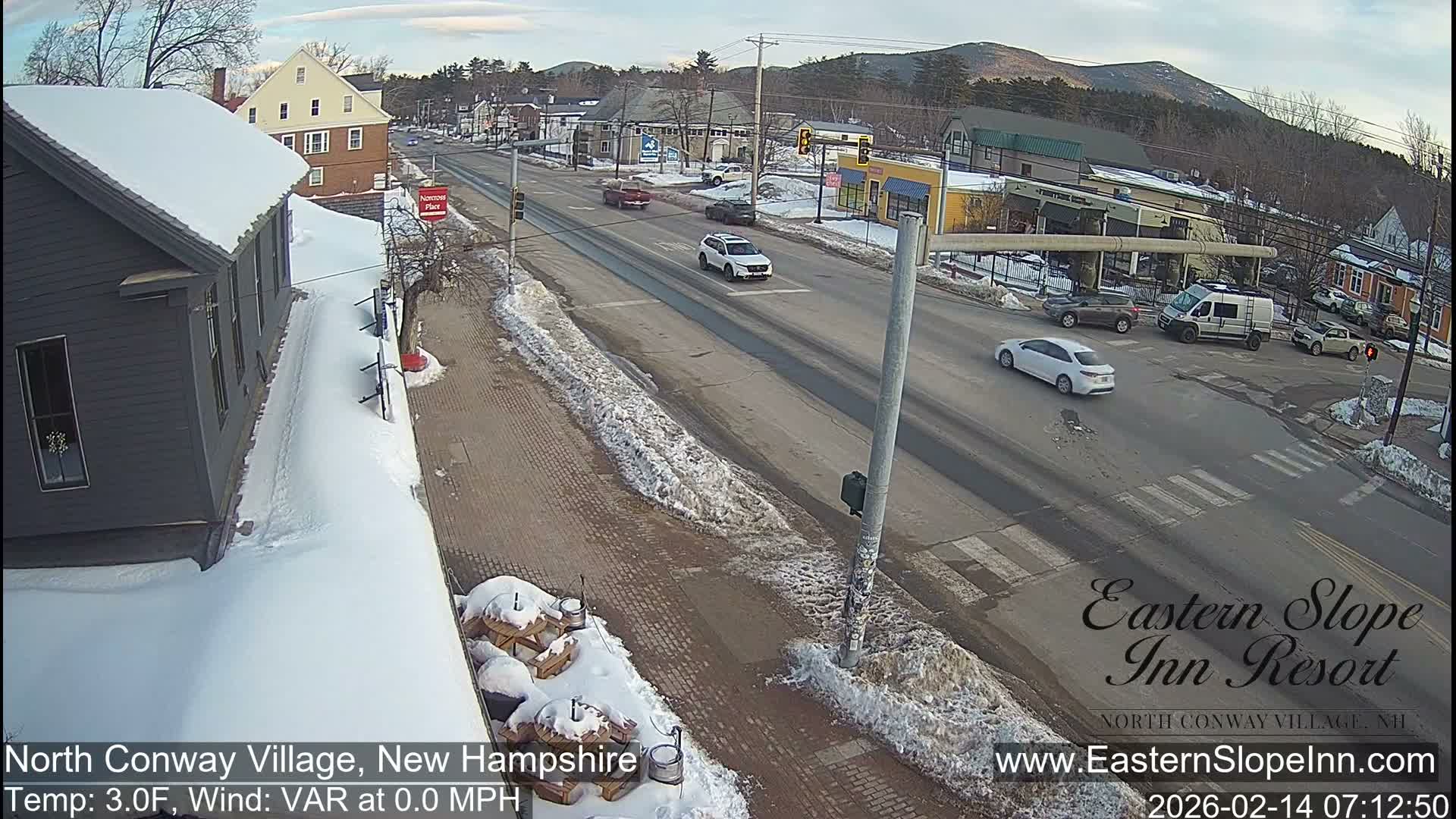 North Conway Village Live Cam - Conway, Carroll, New Hampshire, USA