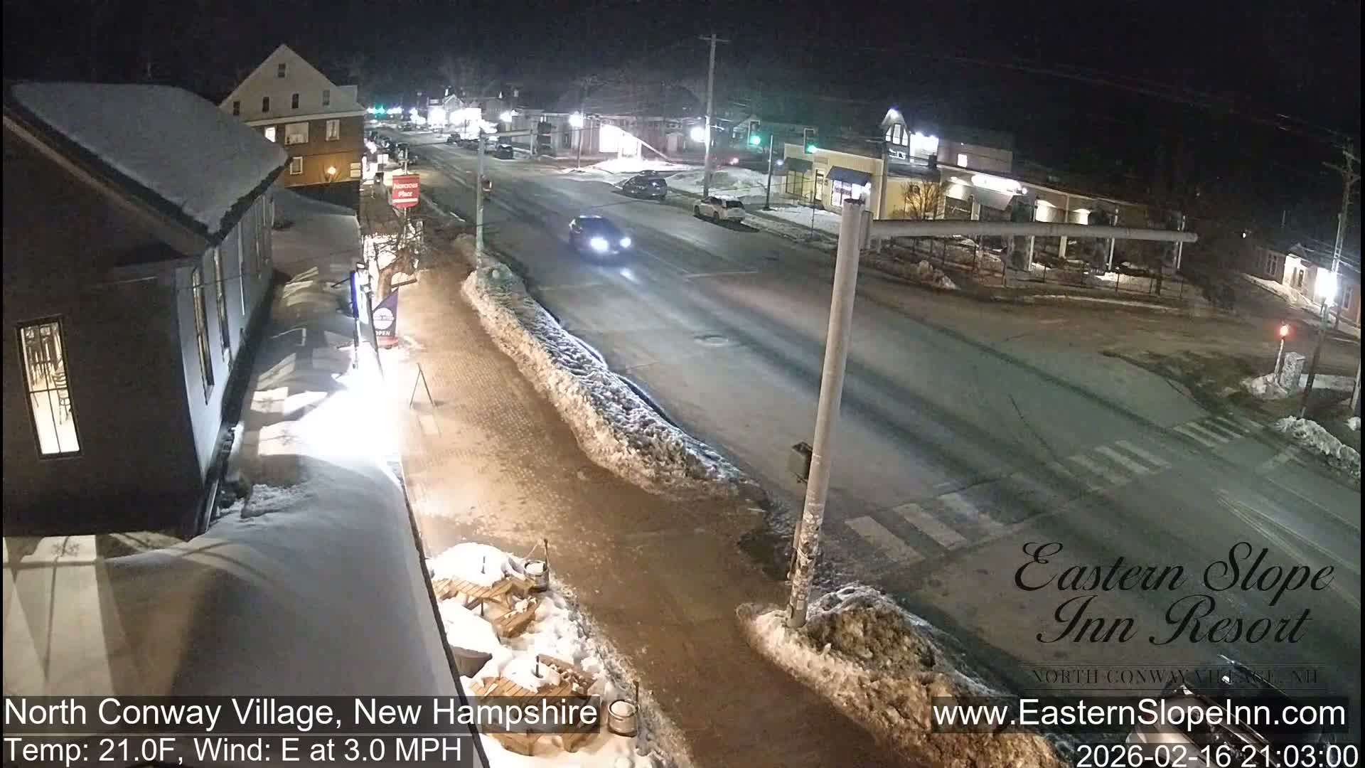 North Conway Village Live Cam - Conway, Carroll, New Hampshire, USA