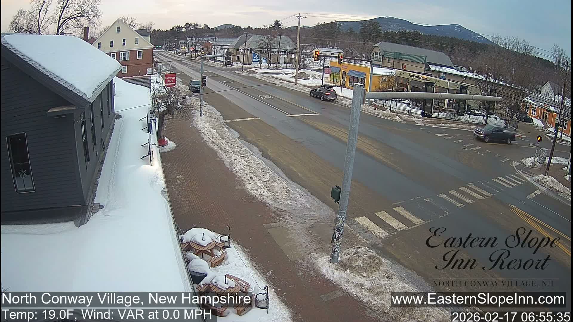 North Conway Village Live Cam - Conway, Carroll, New Hampshire, USA