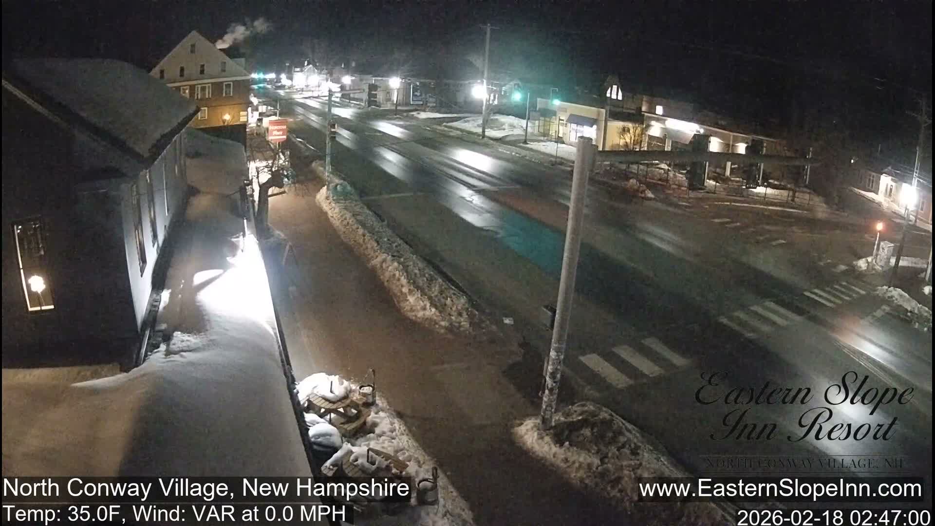 North Conway Village Live Cam - Conway, Carroll, New Hampshire, USA