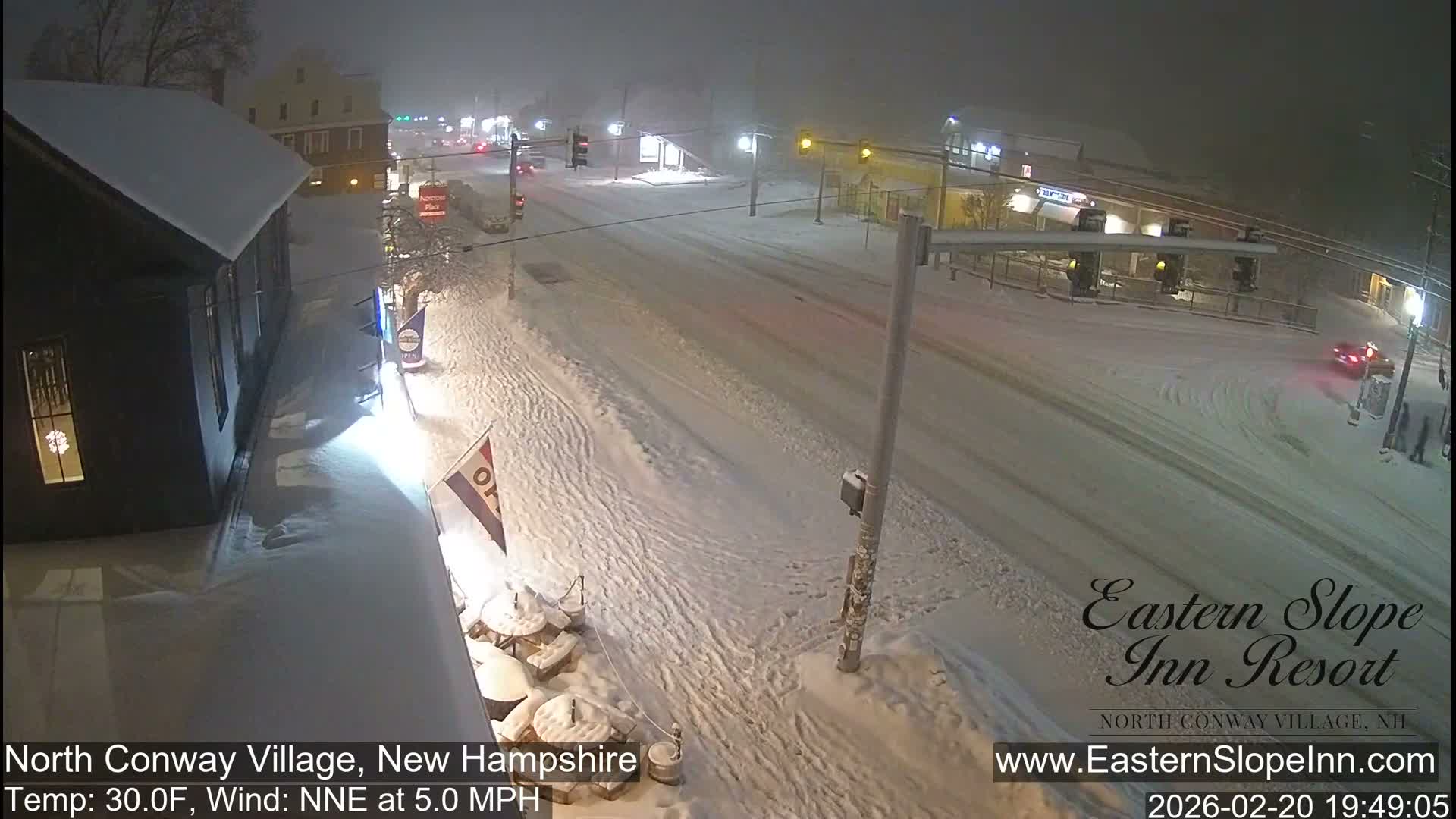 North Conway Village Live Cam - Conway, Carroll, New Hampshire, USA