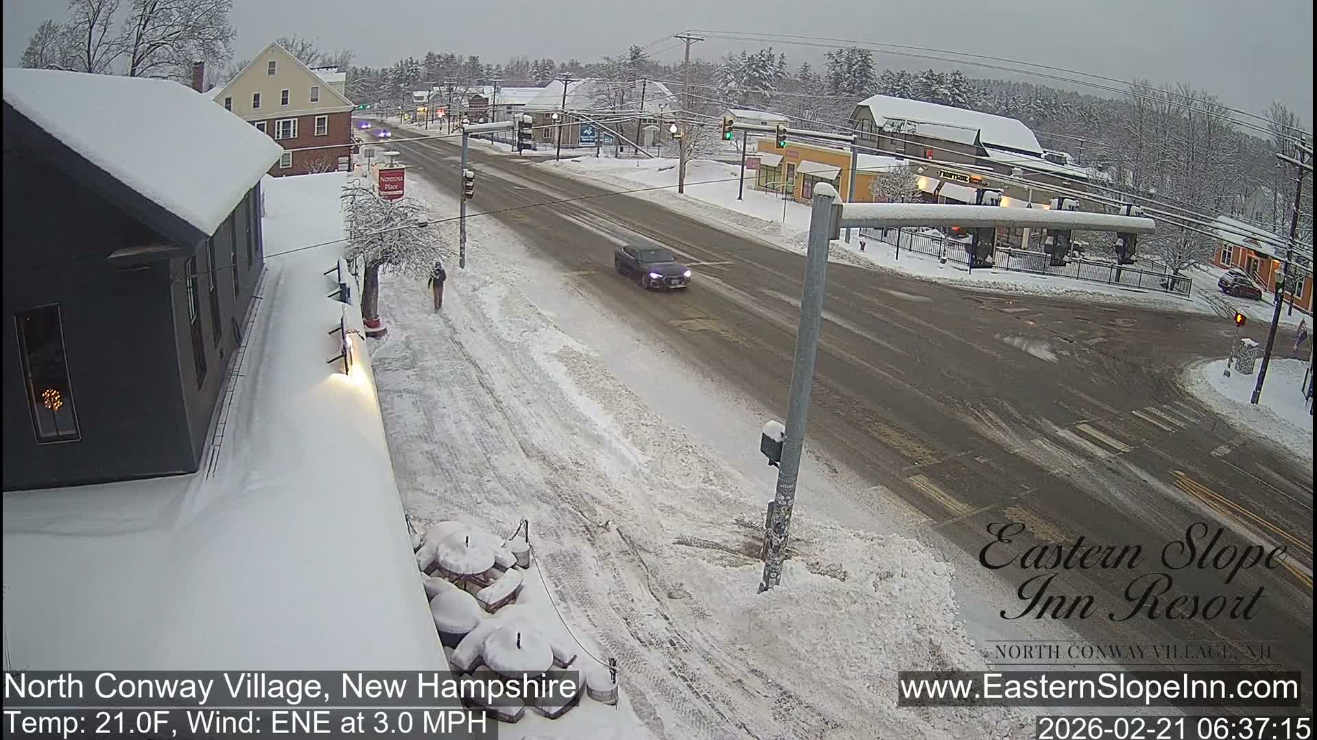 North Conway Village Live Cam - Conway, Carroll, New Hampshire, USA