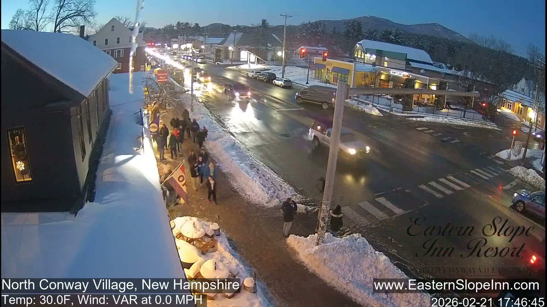 North Conway Village Live Cam - Conway, Carroll, New Hampshire, USA
