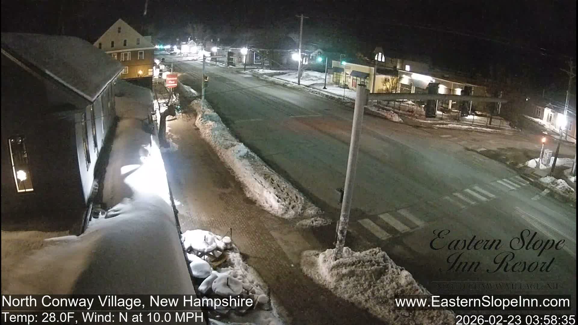 North Conway Village Live Cam - Conway, Carroll, New Hampshire, USA