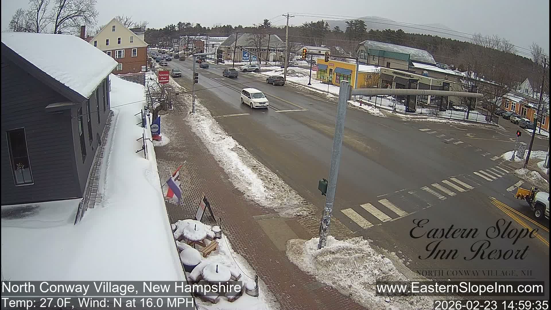 North Conway Village Live Cam - Conway, Carroll, New Hampshire, USA