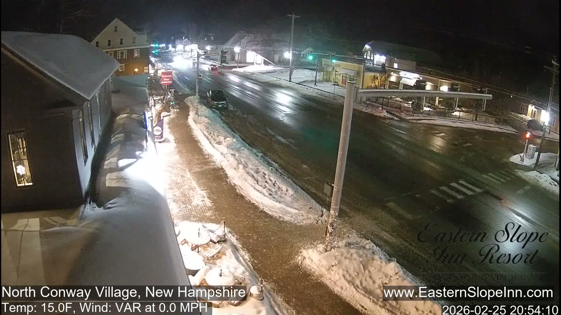 North Conway Village Live Cam - Conway, Carroll, New Hampshire, USA