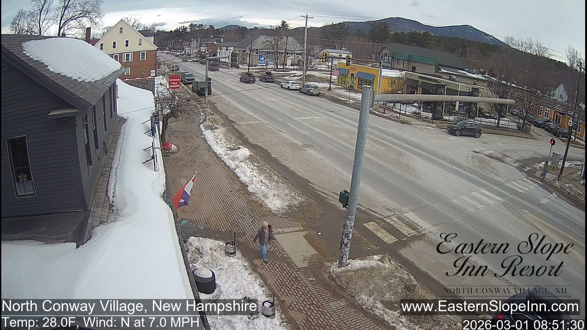 North Conway Village Live Cam - Conway, Carroll, New Hampshire, USA