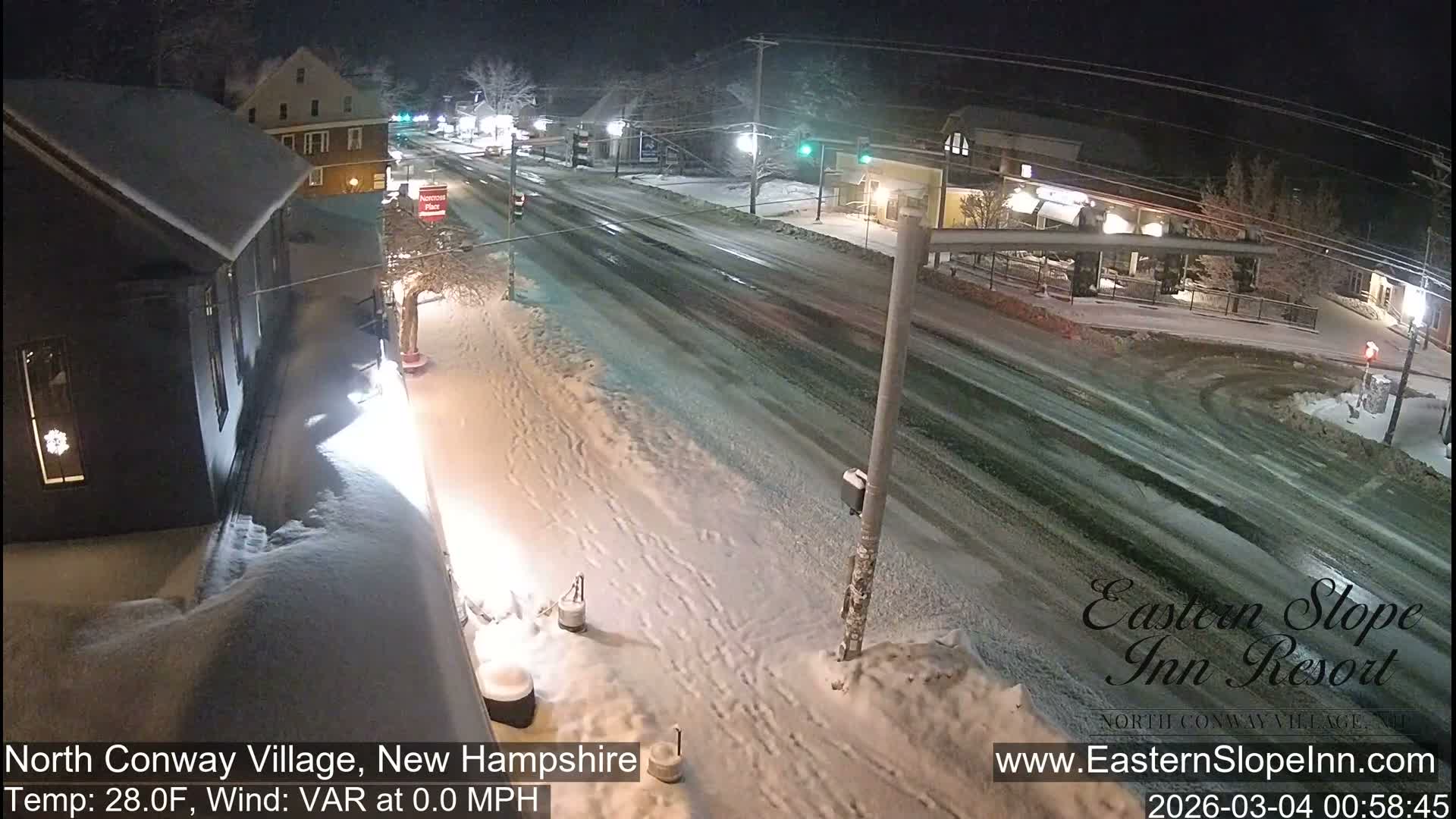 North Conway Village Live Cam - Conway, Carroll, New Hampshire, USA