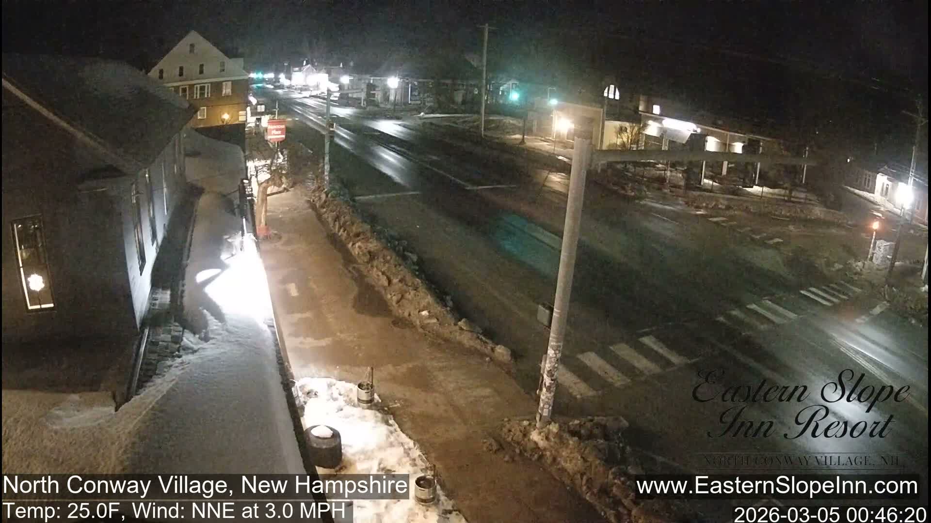North Conway Village Live Cam - Conway, Carroll, New Hampshire, USA