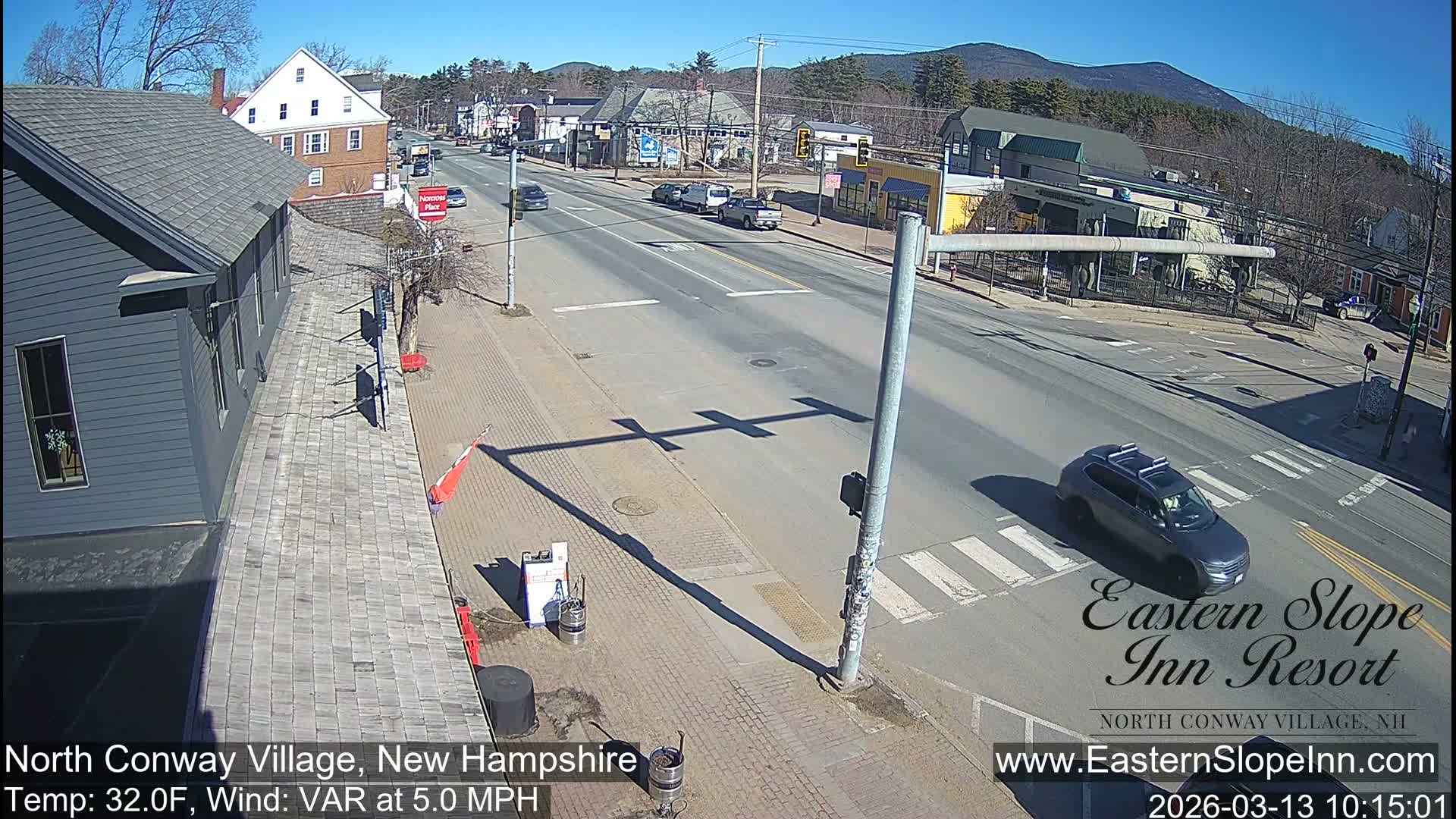 North Conway Village Live Cam - Conway, Carroll, New Hampshire, USA
