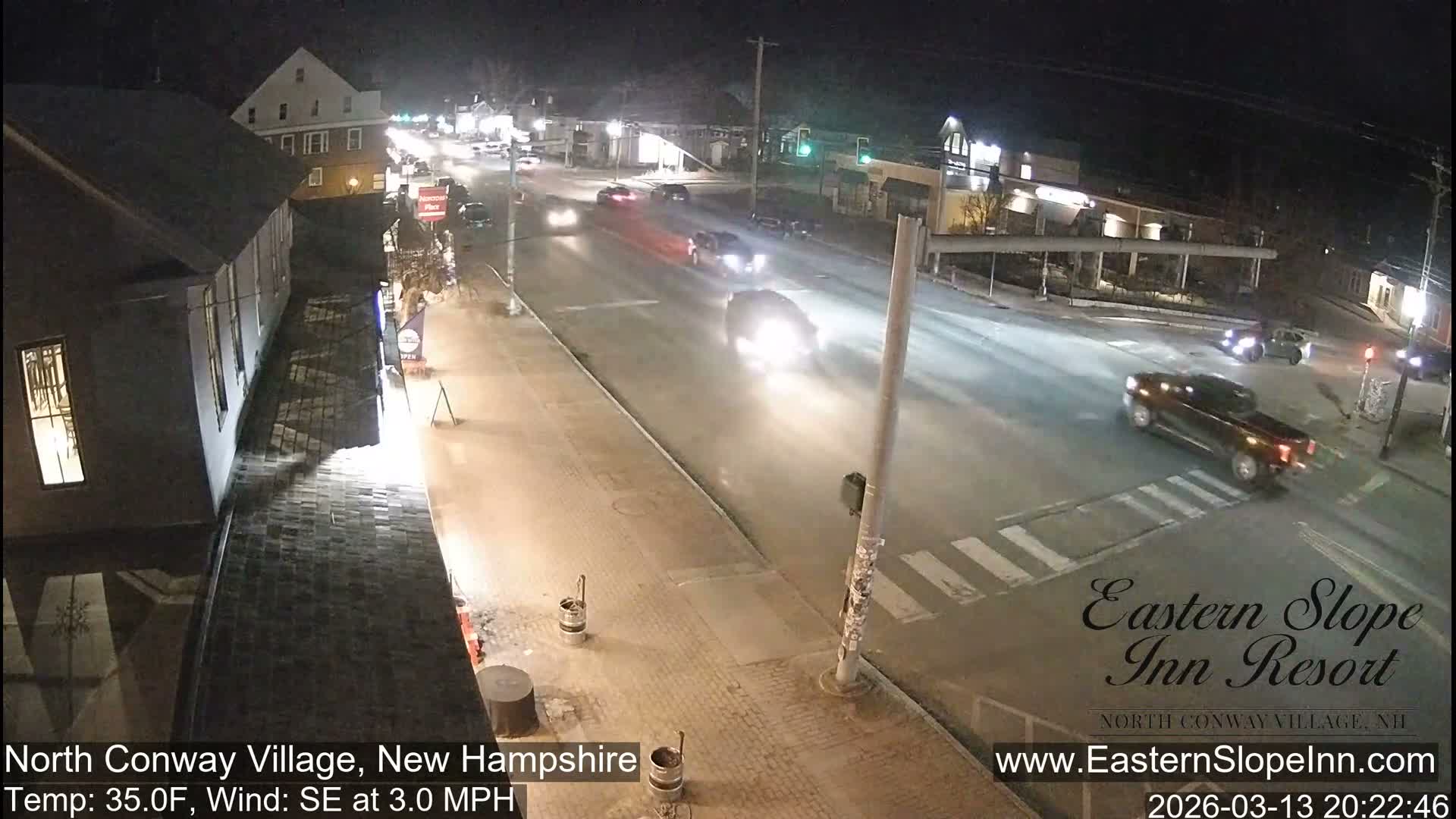 North Conway Village Live Cam - Conway, Carroll, New Hampshire, USA