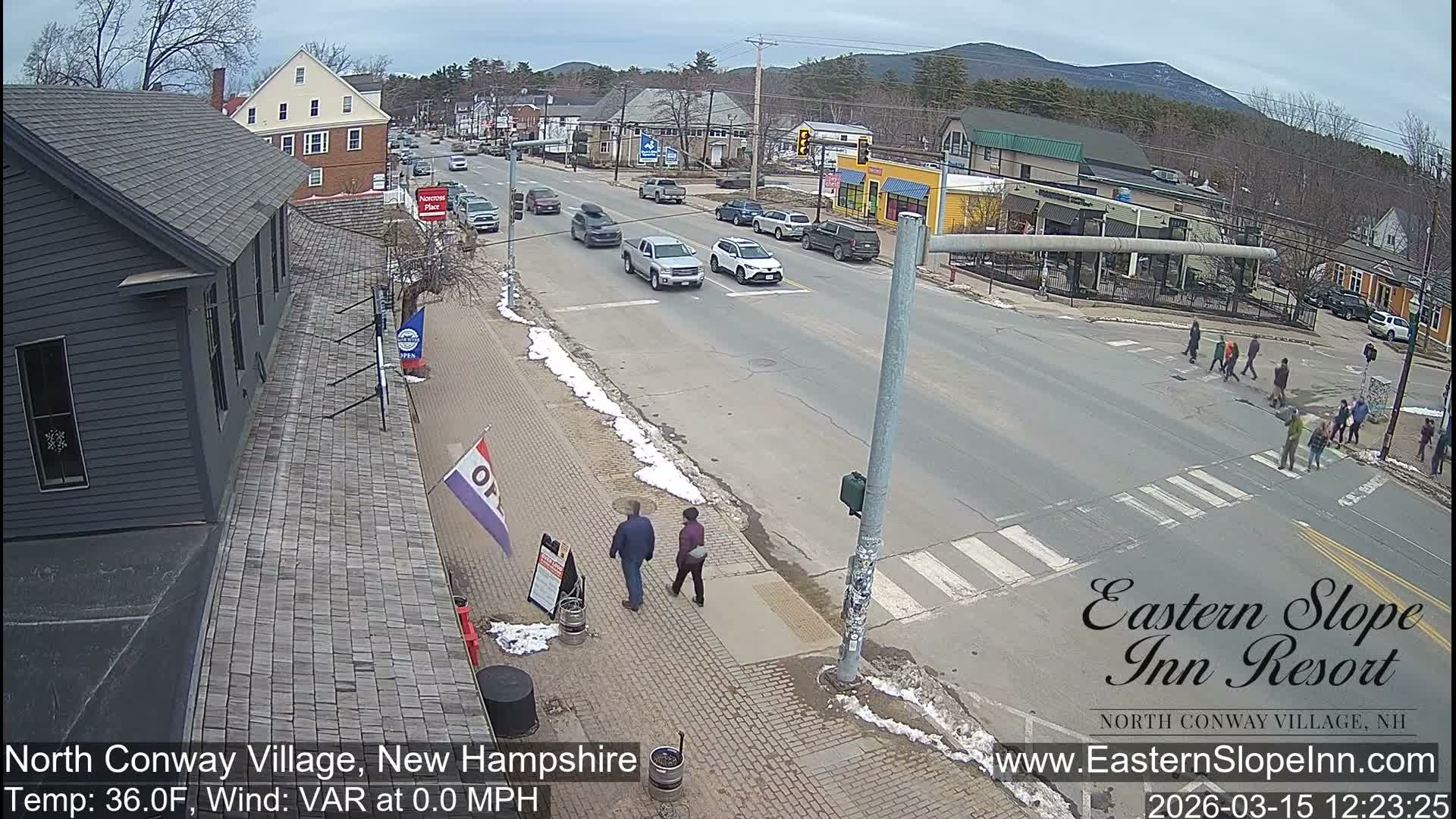North Conway Village Live Cam - Conway, Carroll, New Hampshire, USA