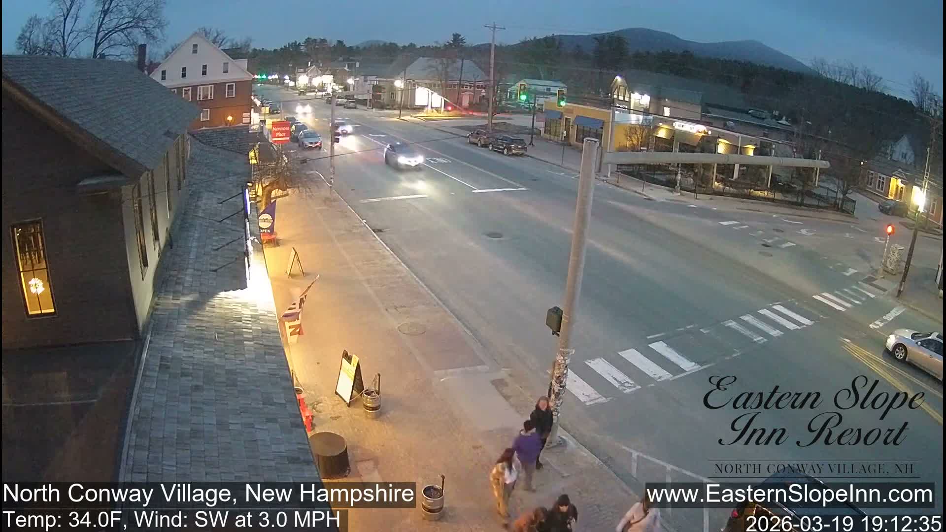 North Conway Village Live Cam - Conway, Carroll, New Hampshire, USA