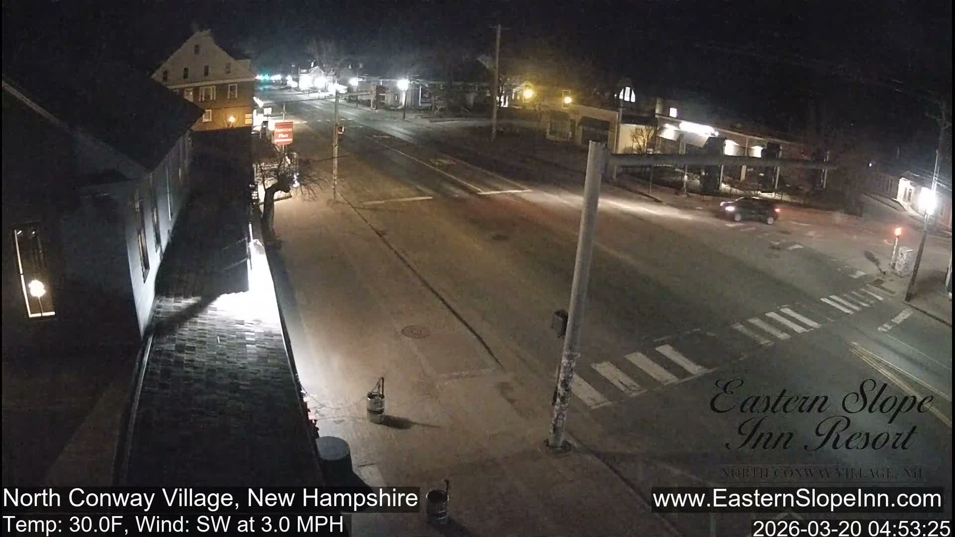 North Conway Village Live Cam - Conway, Carroll, New Hampshire, USA
