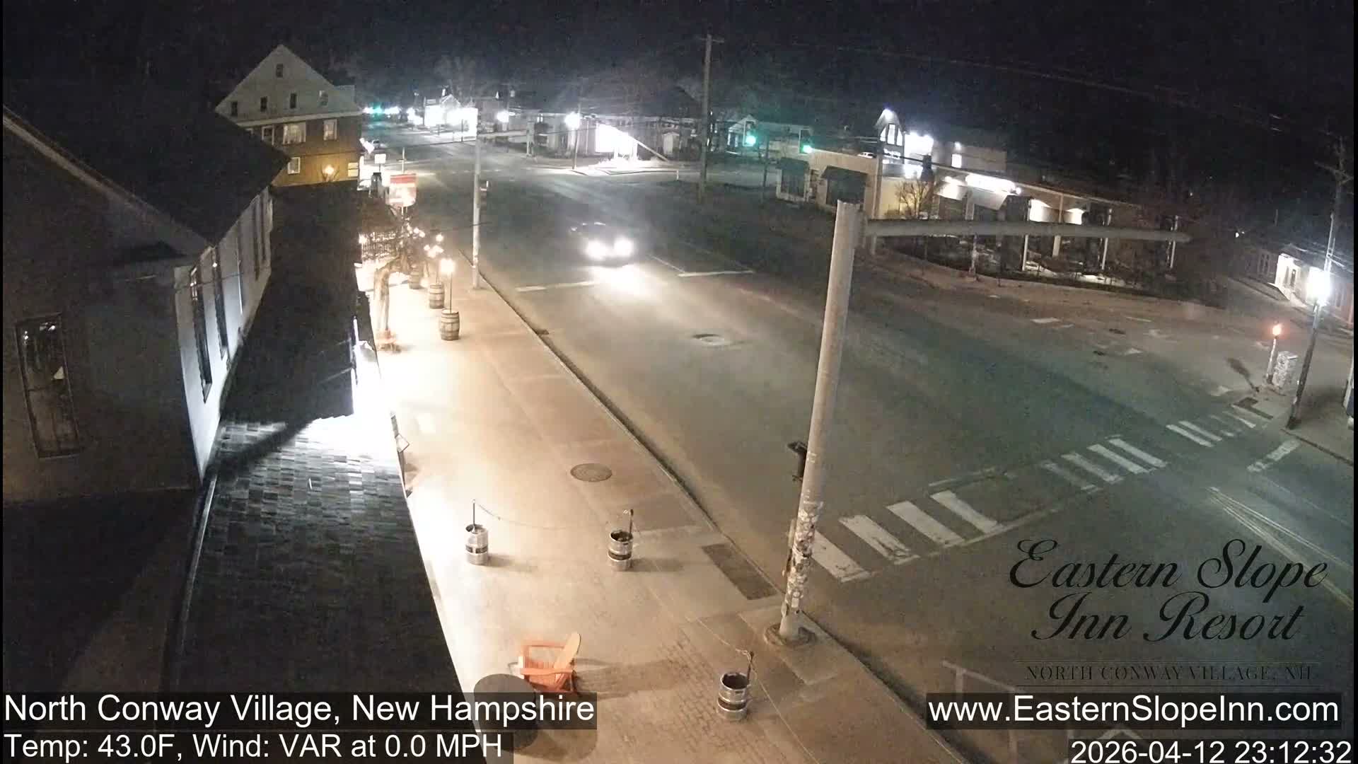 North Conway Village Live Cam - Conway, Carroll, New Hampshire, USA