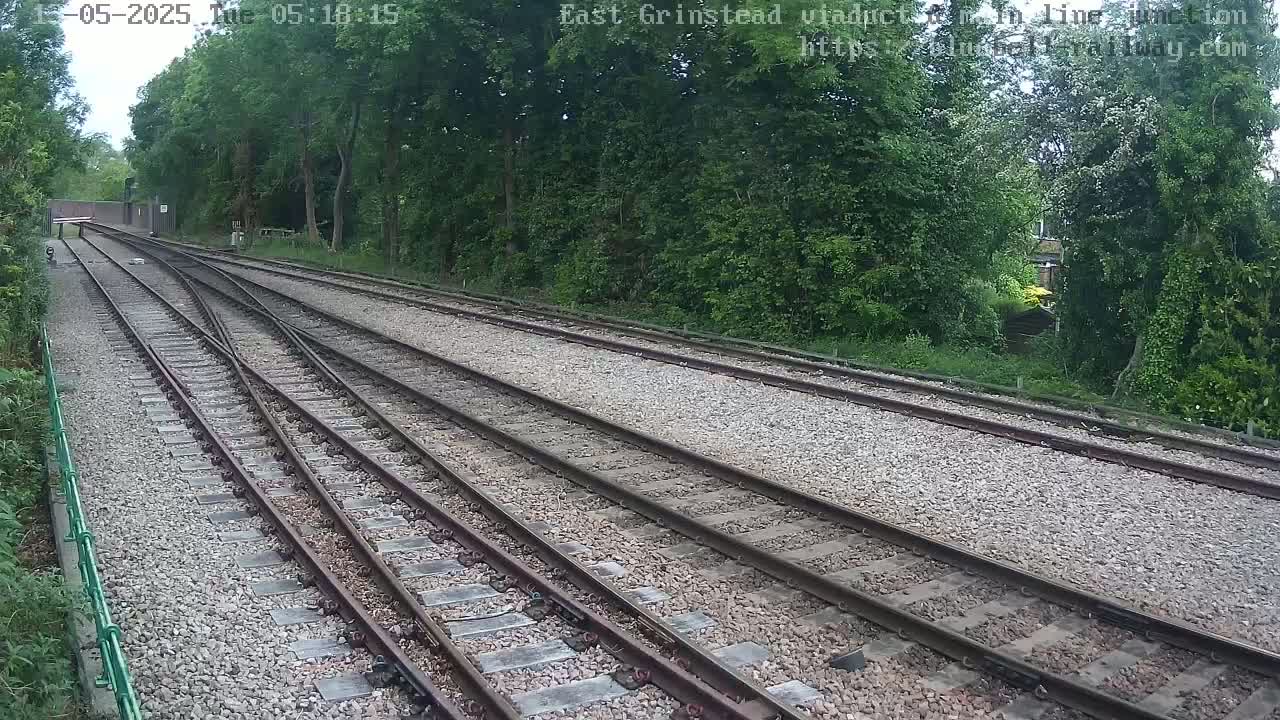 East Grinstead Station , Bluebell Railway,  Main Line Junction Viaduct North Live Cam - Mid Sussex, East Sussex, South East, England, United Kingdom