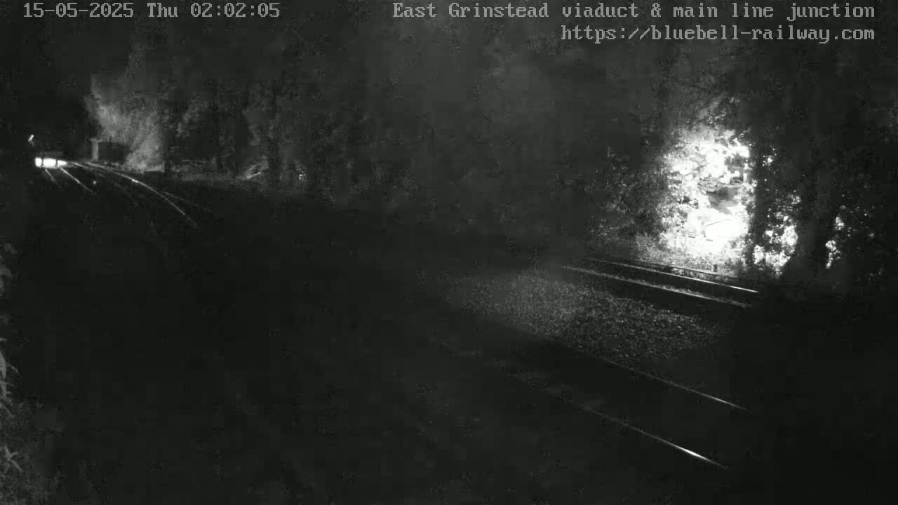 East Grinstead Station , Bluebell Railway,  Main Line Junction Viaduct North Live Cam - Mid Sussex, East Sussex, South East, England, United Kingdom