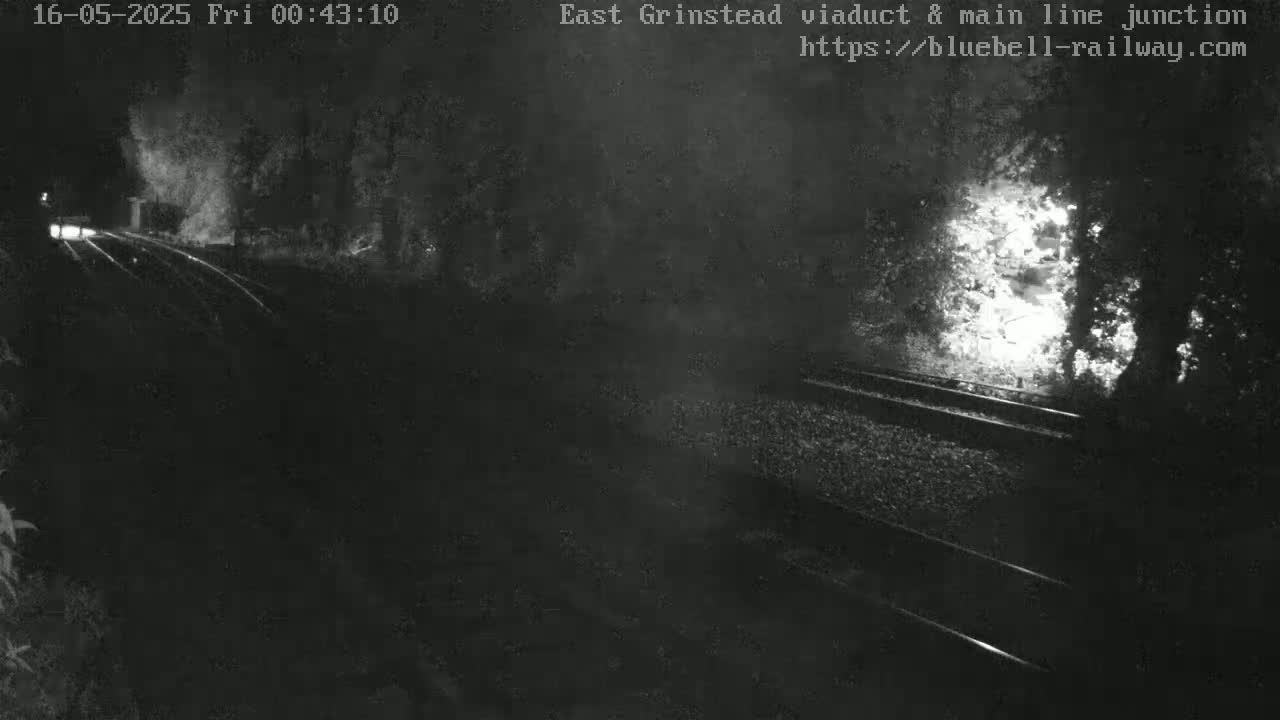 East Grinstead Station , Bluebell Railway,  Main Line Junction Viaduct North Live Cam - Mid Sussex, East Sussex, South East, England, United Kingdom