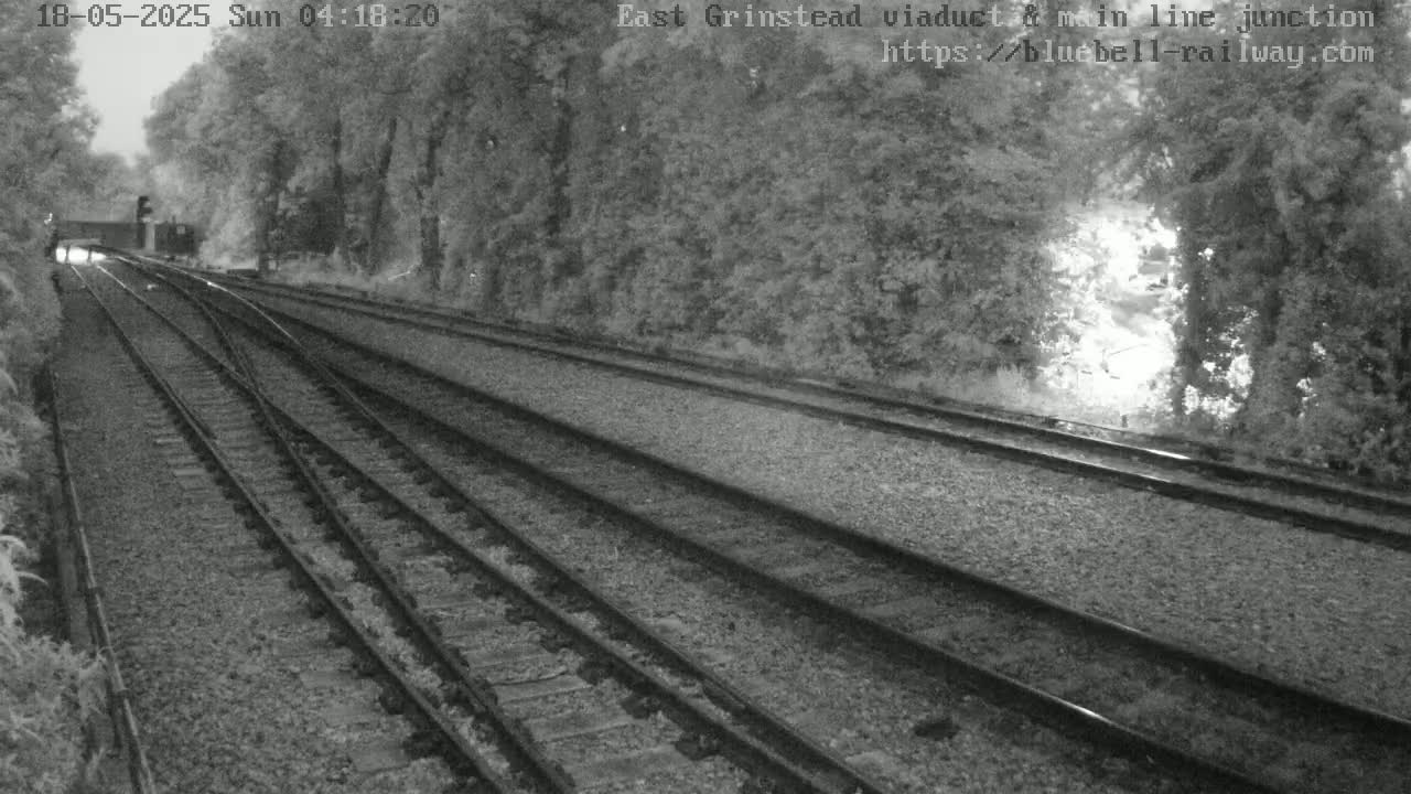 East Grinstead Station , Bluebell Railway,  Main Line Junction Viaduct North Live Cam - Mid Sussex, East Sussex, South East, England, United Kingdom