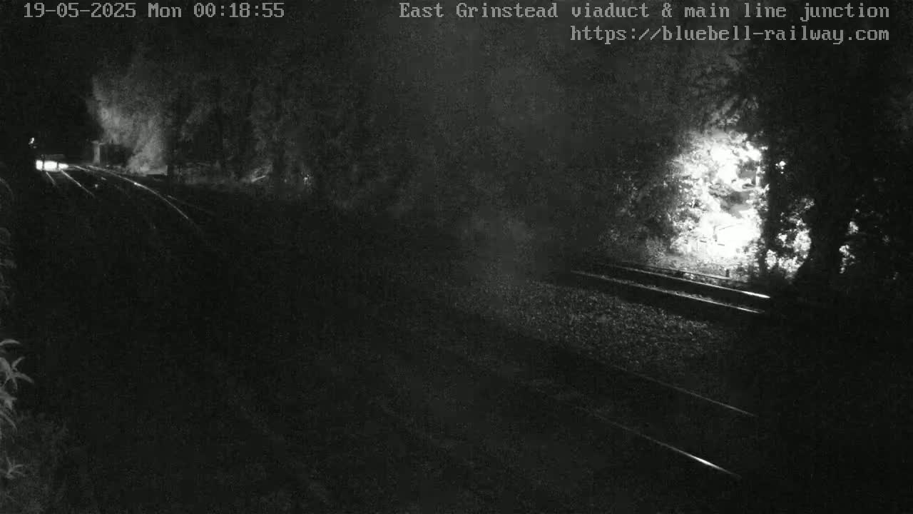 East Grinstead Station , Bluebell Railway,  Main Line Junction Viaduct North Live Cam - Mid Sussex, East Sussex, South East, England, United Kingdom