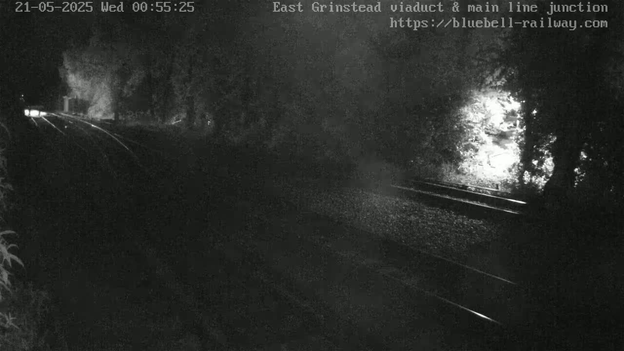 East Grinstead Station , Bluebell Railway,  Main Line Junction Viaduct North Live Cam - Mid Sussex, East Sussex, South East, England, United Kingdom