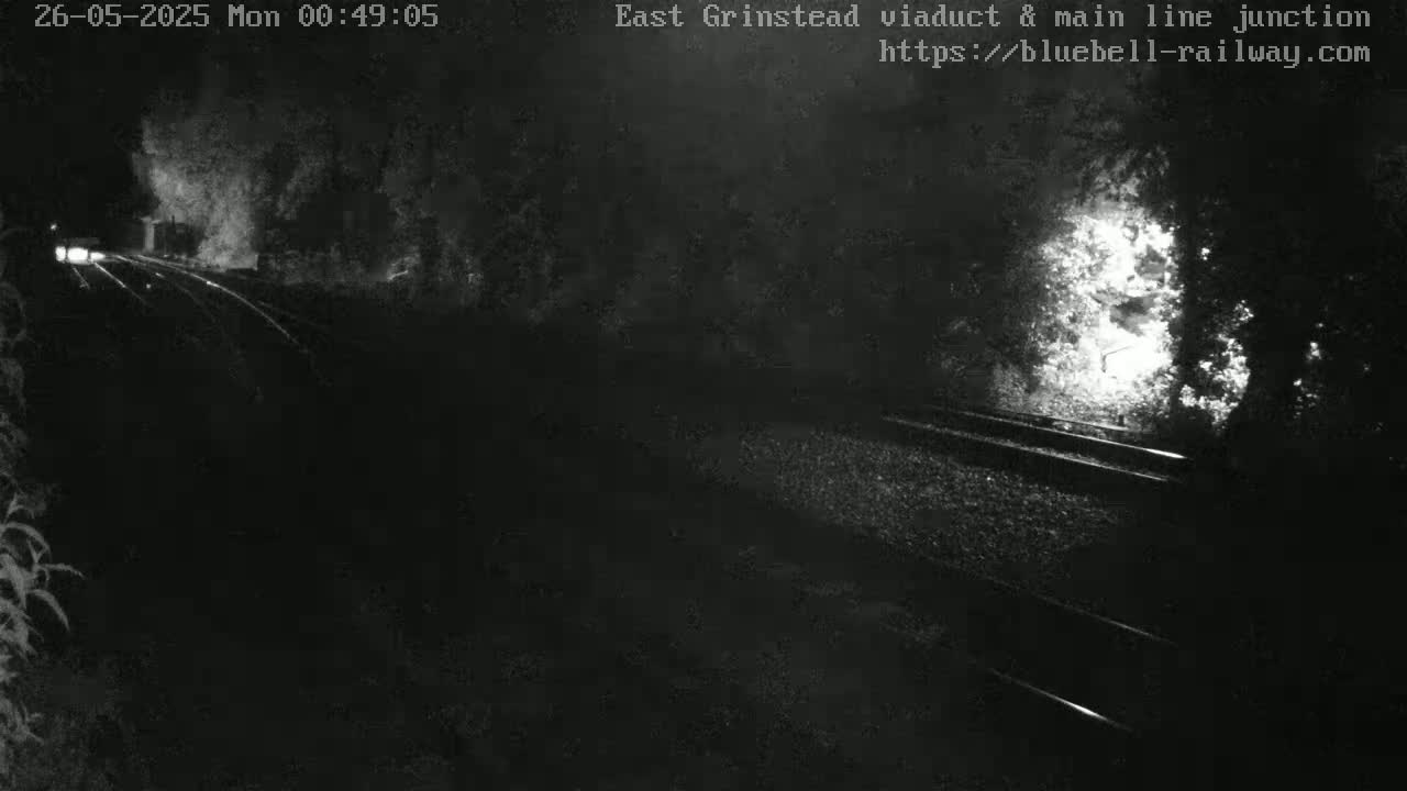 East Grinstead Station , Bluebell Railway,  Main Line Junction Viaduct North Live Cam - Mid Sussex, East Sussex, South East, England, United Kingdom