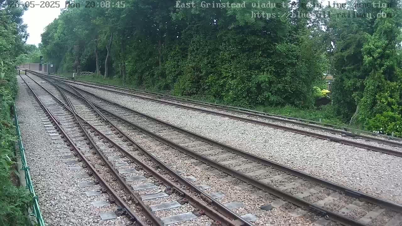 East Grinstead Station , Bluebell Railway,  Main Line Junction Viaduct North Live Cam - Mid Sussex, East Sussex, South East, England, United Kingdom