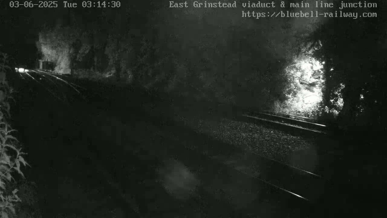 East Grinstead Station , Bluebell Railway,  Main Line Junction Viaduct North Live Cam - Mid Sussex, East Sussex, South East, England, United Kingdom