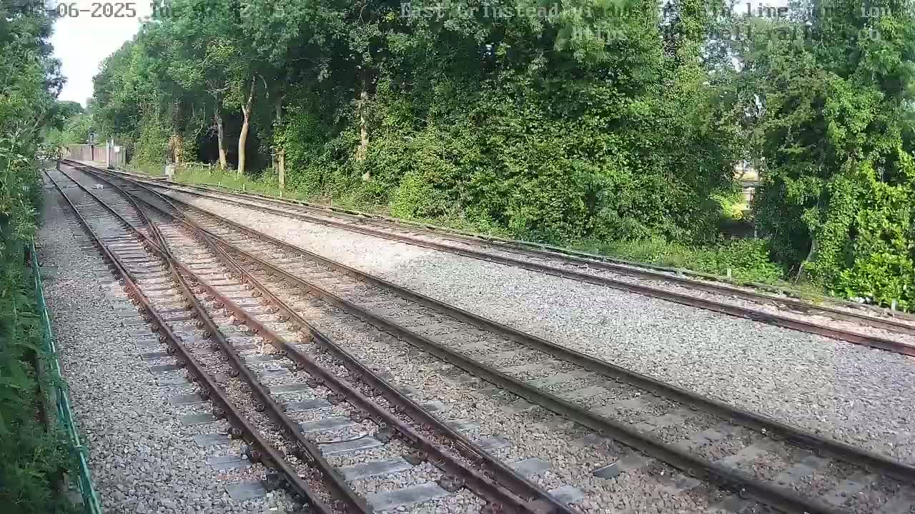 East Grinstead Station , Bluebell Railway,  Main Line Junction Viaduct North Live Cam - Mid Sussex, East Sussex, South East, England, United Kingdom