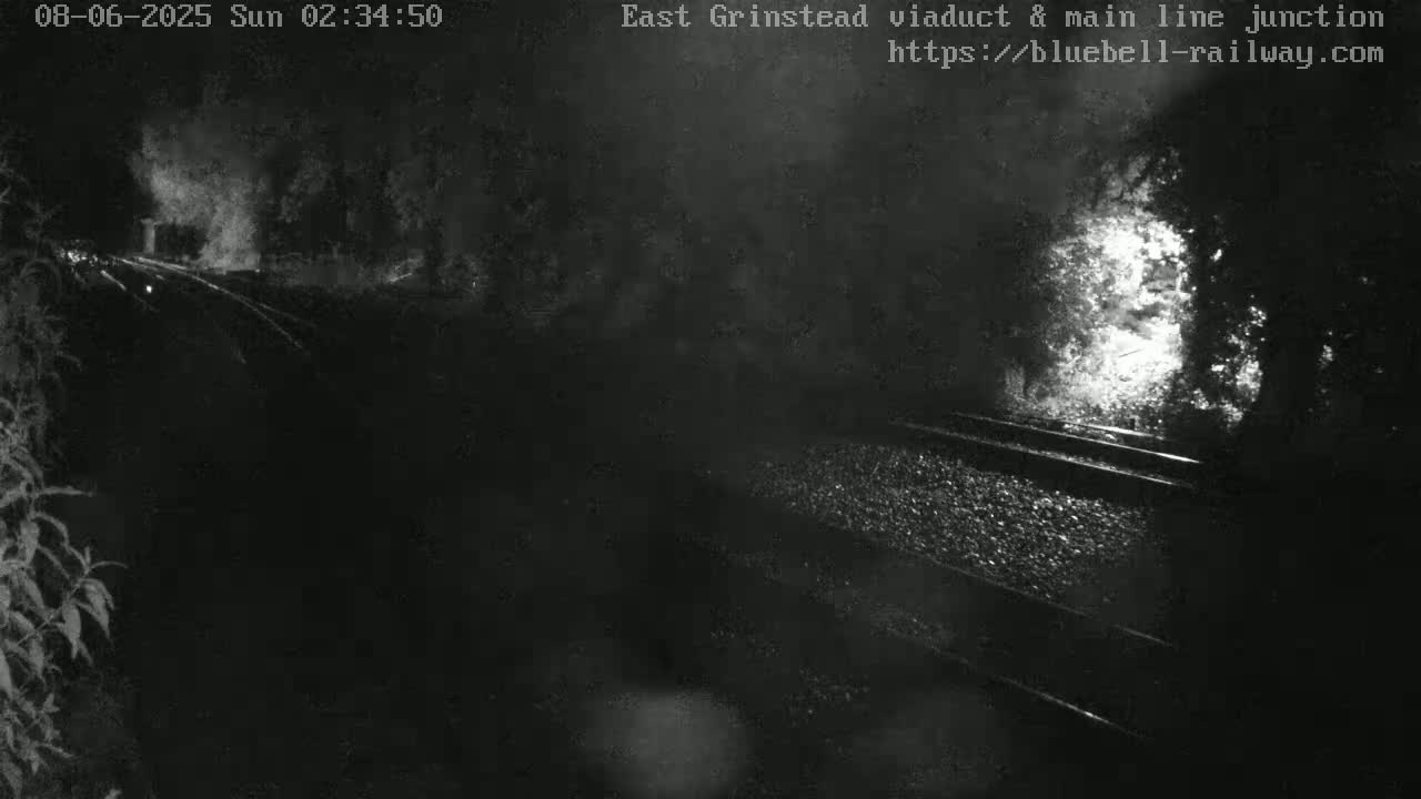 East Grinstead Station , Bluebell Railway,  Main Line Junction Viaduct North Live Cam - Mid Sussex, East Sussex, South East, England, United Kingdom