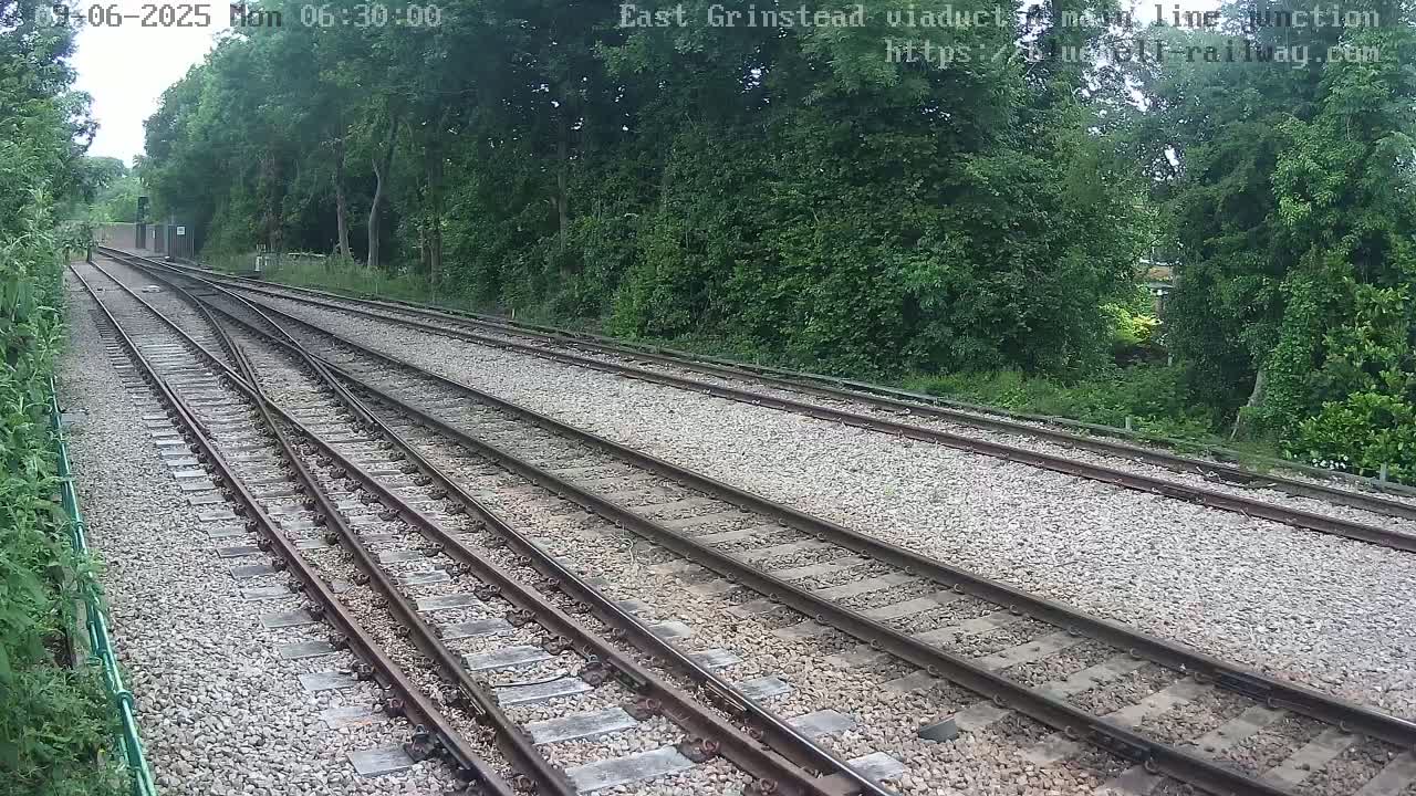 East Grinstead Station , Bluebell Railway,  Main Line Junction Viaduct North Live Cam - Mid Sussex, East Sussex, South East, England, United Kingdom