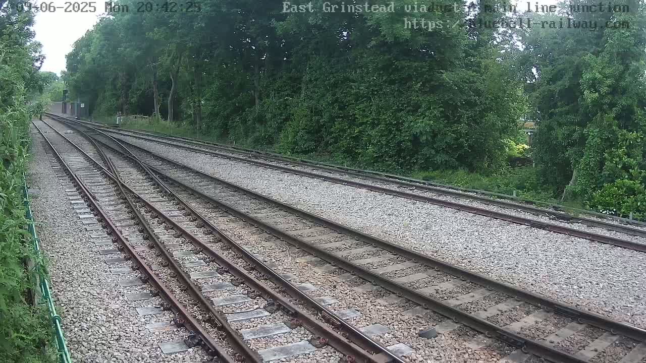 East Grinstead Station , Bluebell Railway,  Main Line Junction Viaduct North Live Cam - Mid Sussex, East Sussex, South East, England, United Kingdom