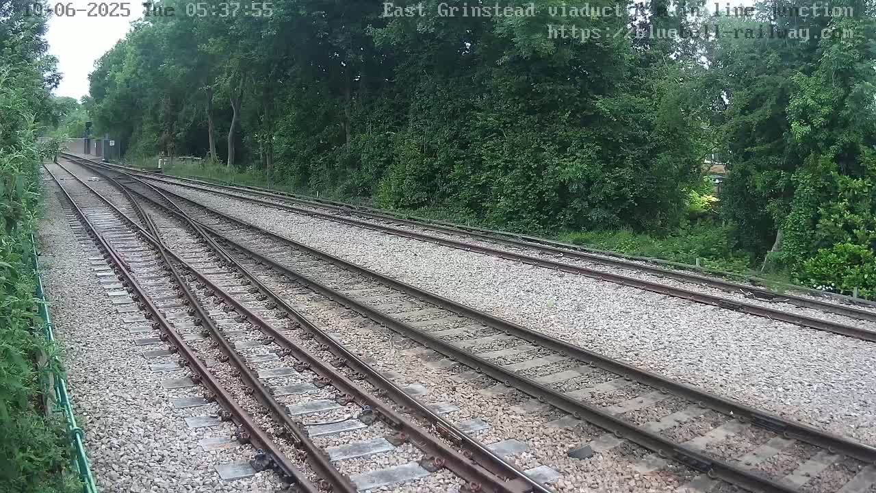 East Grinstead Station , Bluebell Railway,  Main Line Junction Viaduct North Live Cam - Mid Sussex, East Sussex, South East, England, United Kingdom