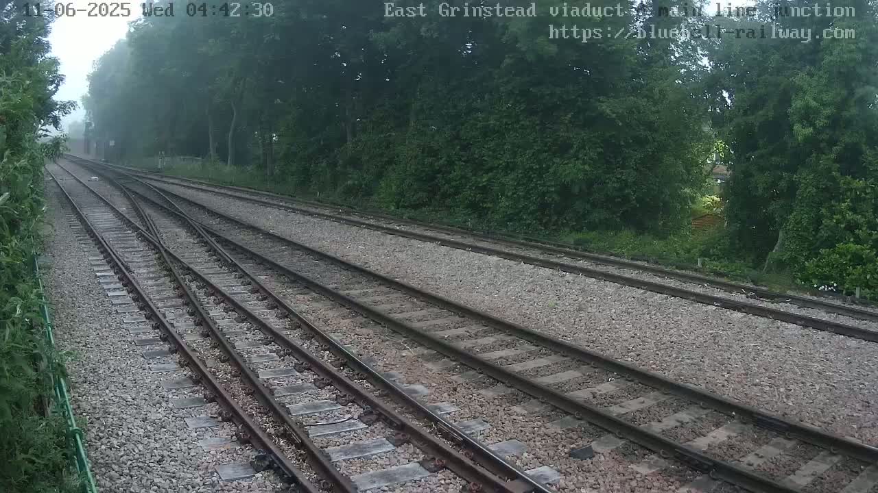 East Grinstead Station , Bluebell Railway,  Main Line Junction Viaduct North Live Cam - Mid Sussex, East Sussex, South East, England, United Kingdom