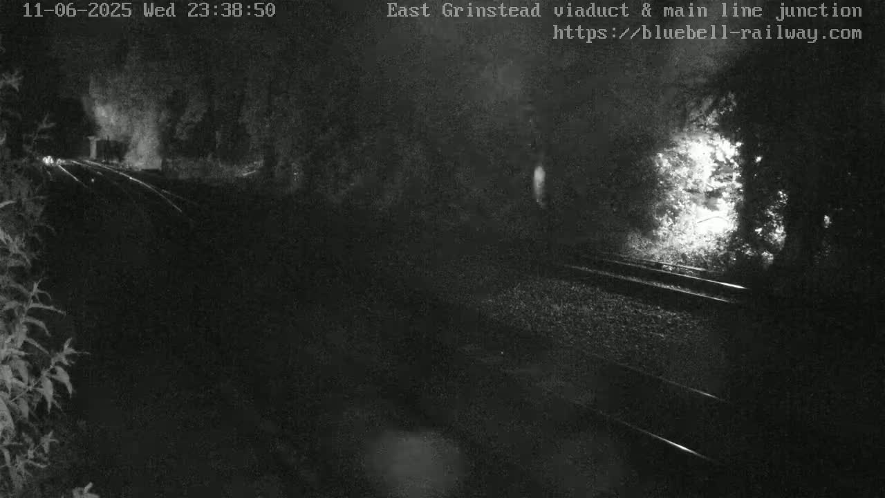 East Grinstead Station , Bluebell Railway,  Main Line Junction Viaduct North Live Cam - Mid Sussex, East Sussex, South East, England, United Kingdom