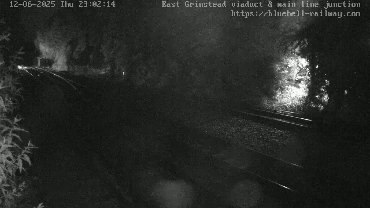 East Grinstead Station , Bluebell Railway,  Main Line Junction Viaduct North Live Cam - Mid Sussex, East Sussex, South East, England, United Kingdom