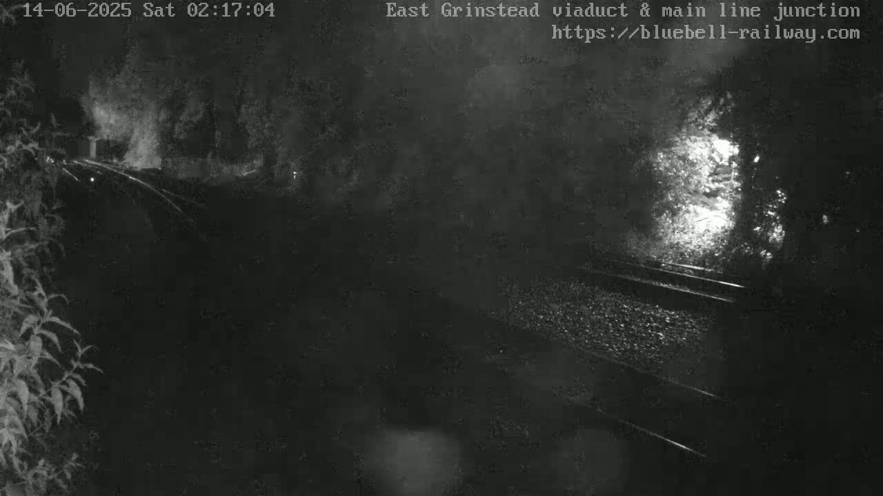 East Grinstead Station , Bluebell Railway,  Main Line Junction Viaduct North Live Cam - Mid Sussex, East Sussex, South East, England, United Kingdom