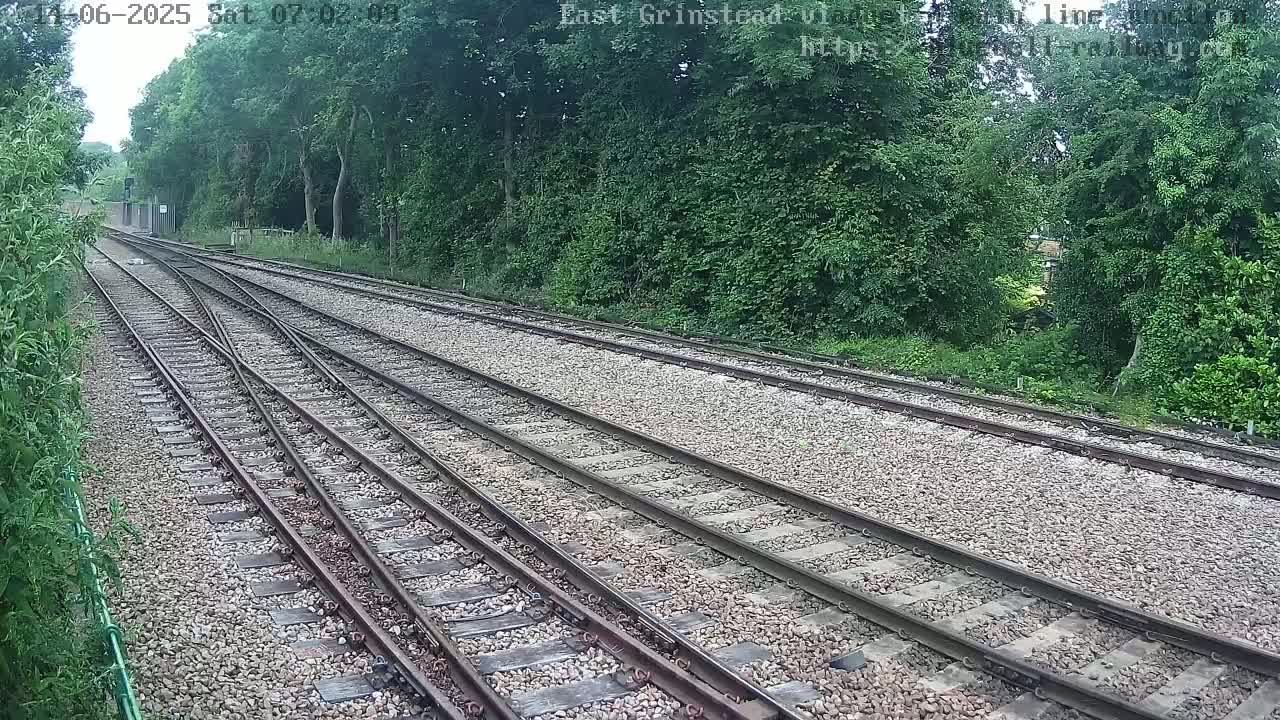 East Grinstead Station , Bluebell Railway,  Main Line Junction Viaduct North Live Cam - Mid Sussex, East Sussex, South East, England, United Kingdom