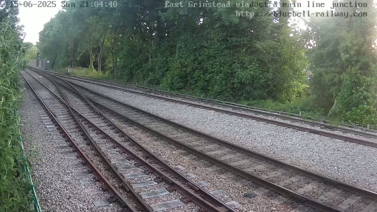 East Grinstead Station , Bluebell Railway,  Main Line Junction Viaduct North Live Cam - Mid Sussex, East Sussex, South East, England, United Kingdom