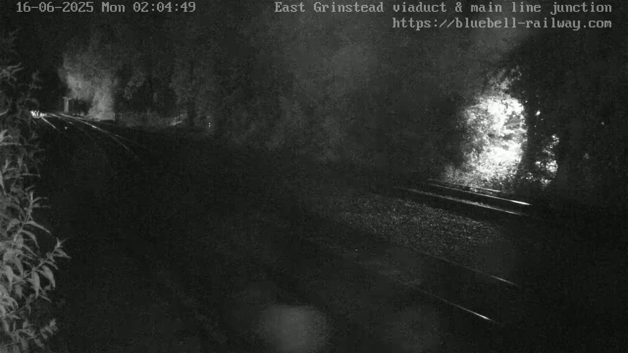 East Grinstead Station , Bluebell Railway,  Main Line Junction Viaduct North Live Cam - Mid Sussex, East Sussex, South East, England, United Kingdom